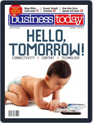 Business Today August 19th, 2010 Digital Back Issue Cover