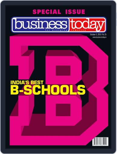 Business Today October 3rd, 2010 Digital Back Issue Cover