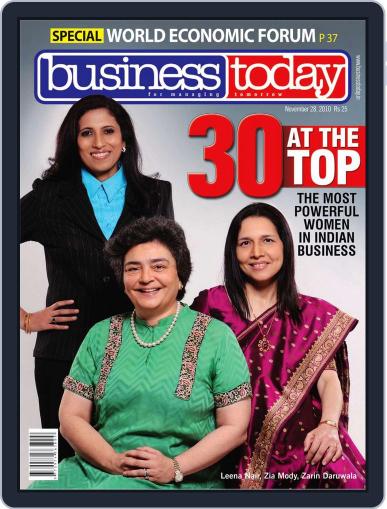 Business Today November 12th, 2010 Digital Back Issue Cover