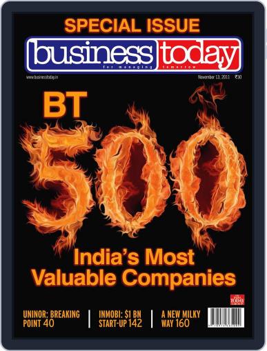 Business Today October 27th, 2011 Digital Back Issue Cover