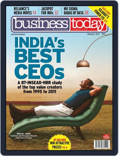 Business Today February 5th, 2012 Digital Back Issue Cover