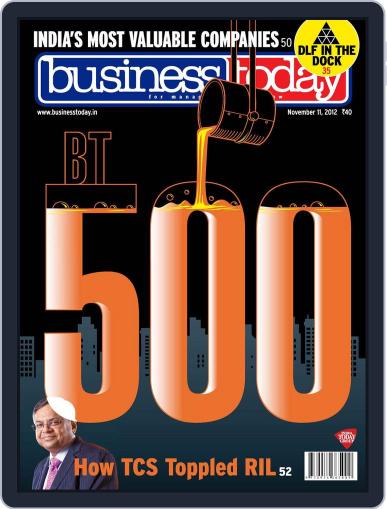 Business Today October 24th, 2012 Digital Back Issue Cover