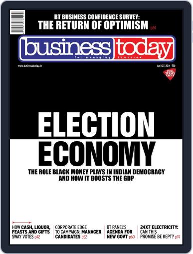 Business Today April 9th, 2014 Digital Back Issue Cover