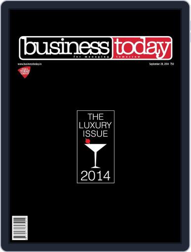 Business Today September 12th, 2014 Digital Back Issue Cover