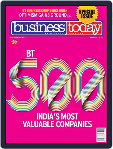 Business Today October 22nd, 2014 Digital Back Issue Cover