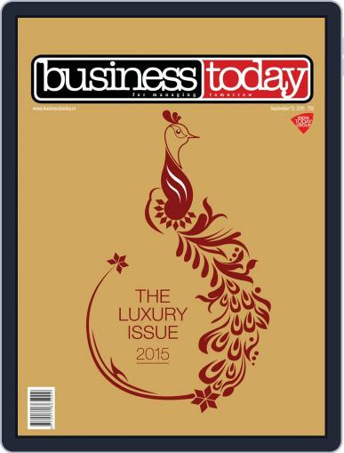 Business Today September 13th, 2015 Digital Back Issue Cover