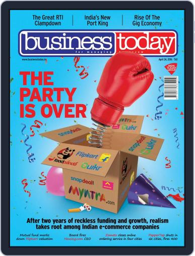 Business Today April 24th, 2016 Digital Back Issue Cover