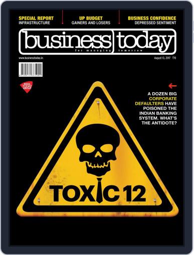 Business Today August 13th, 2017 Digital Back Issue Cover