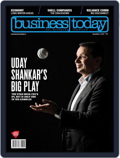 Business Today November 5th, 2017 Digital Back Issue Cover
