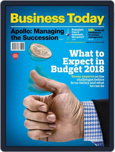 Business Today February 11th, 2018 Digital Back Issue Cover