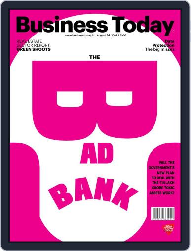 Business Today August 26th, 2018 Digital Back Issue Cover