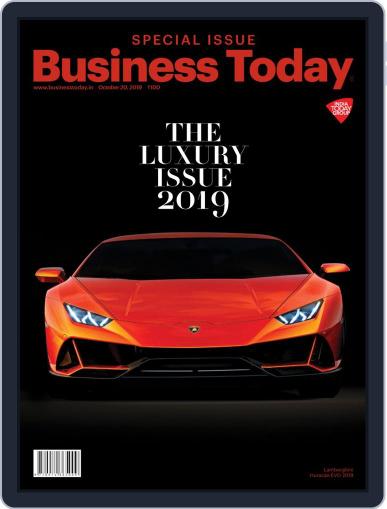 Business Today October 20th, 2019 Digital Back Issue Cover