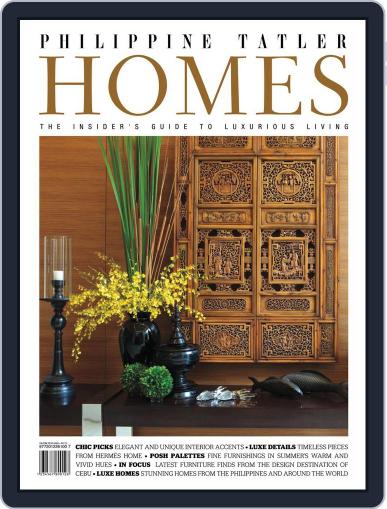 Philippine Tatler Homes (Digital) April 30th, 2012 Issue Cover