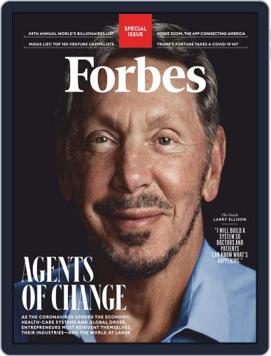 Forbes May 1st, 2020 Digital Back Issue Cover