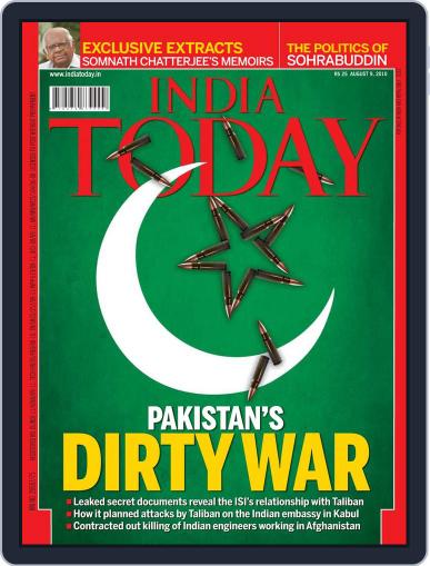 India Today August 2nd, 2010 Digital Back Issue Cover