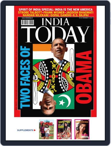 India Today November 8th, 2010 Digital Back Issue Cover