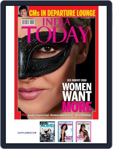 India Today November 12th, 2010 Digital Back Issue Cover
