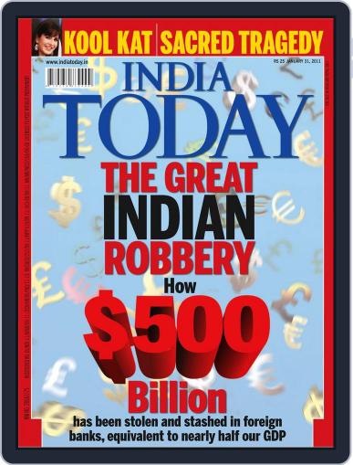 India Today January 21st, 2011 Digital Back Issue Cover