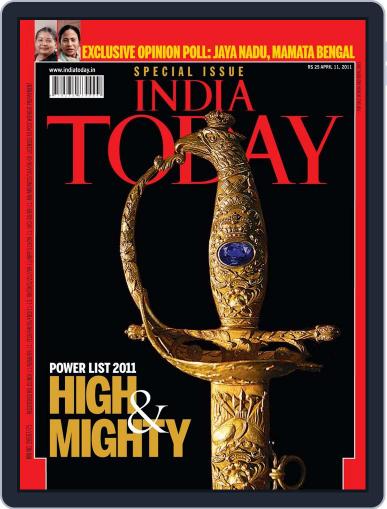India Today April 4th, 2011 Digital Back Issue Cover