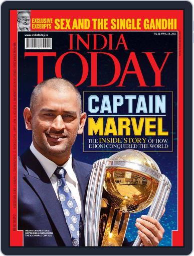 India Today April 8th, 2011 Digital Back Issue Cover
