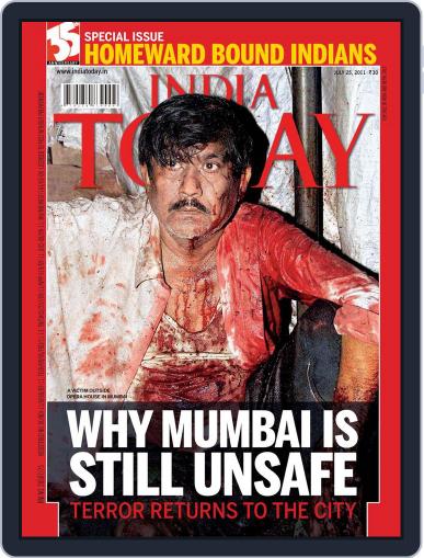 India Today July 15th, 2011 Digital Back Issue Cover