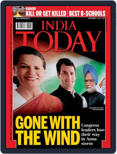 India Today August 26th, 2011 Digital Back Issue Cover