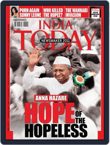 India Today January 2nd, 2012 Digital Back Issue Cover