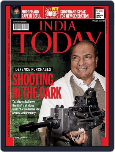 India Today April 13th, 2012 Digital Back Issue Cover