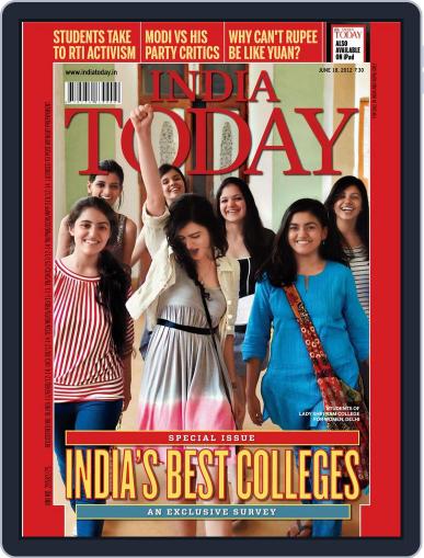 India Today June 8th, 2012 Digital Back Issue Cover