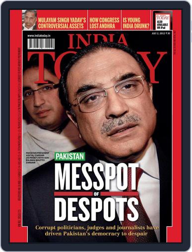 India Today July 2nd, 2012 Digital Back Issue Cover