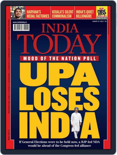 India Today August 17th, 2012 Digital Back Issue Cover