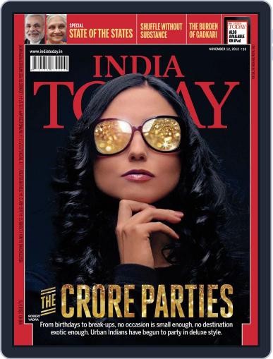 India Today November 2nd, 2012 Digital Back Issue Cover