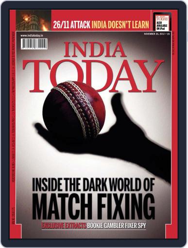 India Today November 16th, 2012 Digital Back Issue Cover