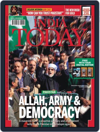 India Today January 18th, 2013 Digital Back Issue Cover