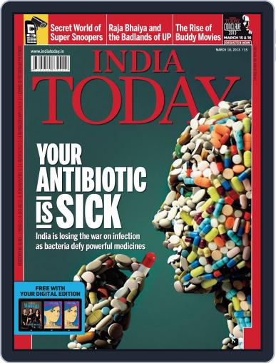 India Today March 8th, 2013 Digital Back Issue Cover