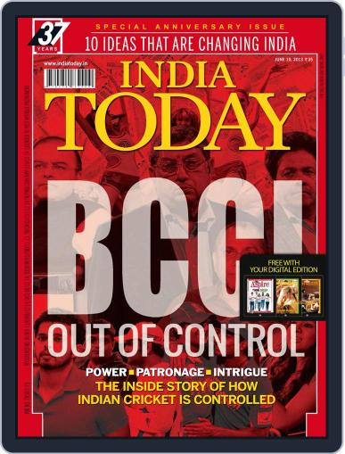 India Today May 31st, 2013 Digital Back Issue Cover