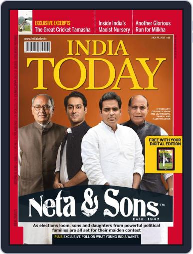 India Today July 19th, 2013 Digital Back Issue Cover