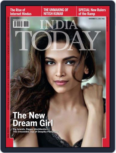 India Today November 1st, 2013 Digital Back Issue Cover