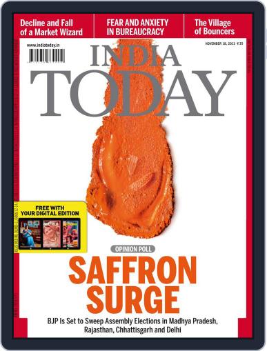 India Today November 8th, 2013 Digital Back Issue Cover