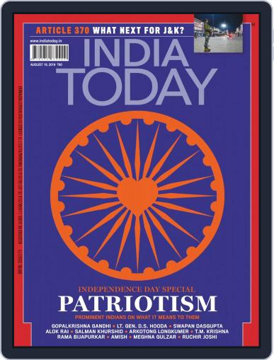 India Today August 19th, 2019 Digital Back Issue Cover
