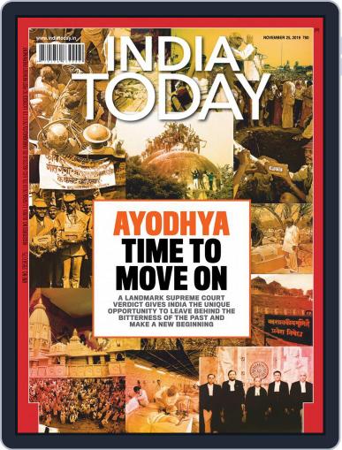 India Today November 25th, 2019 Digital Back Issue Cover