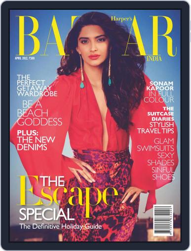 Harper's Bazaar India April 13th, 2012 Digital Back Issue Cover