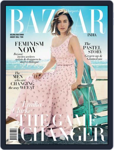 Harper's Bazaar India August 1st, 2016 Digital Back Issue Cover