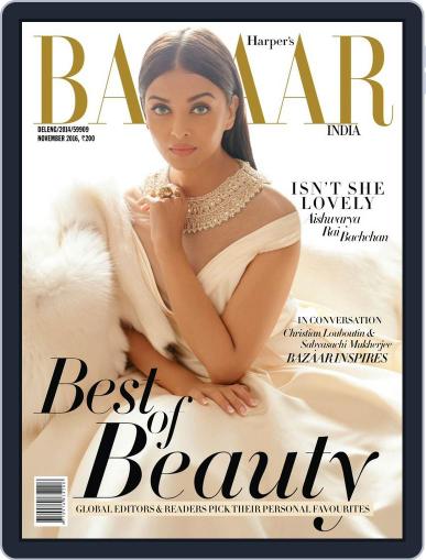 Harper's Bazaar India November 1st, 2016 Digital Back Issue Cover