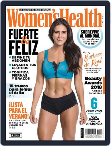 Women's Health México June 1st, 2018 Digital Back Issue Cover
