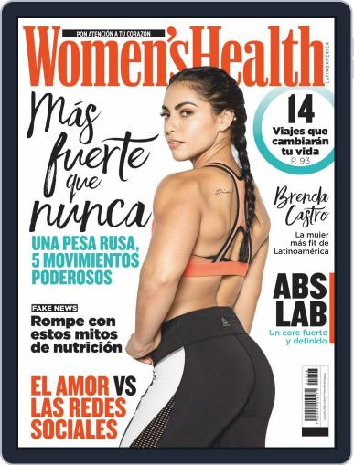 Women's Health México August 1st, 2019 Digital Back Issue Cover