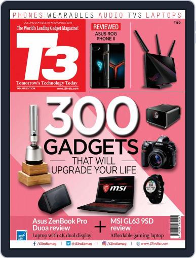 T3 India November 1st, 2019 Digital Back Issue Cover