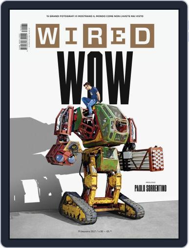 Wired Italia March 23rd, 2017 Digital Back Issue Cover