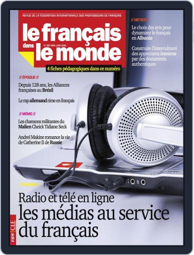 Le Français Dans Le Monde May 29th, 2013 Digital Back Issue Cover