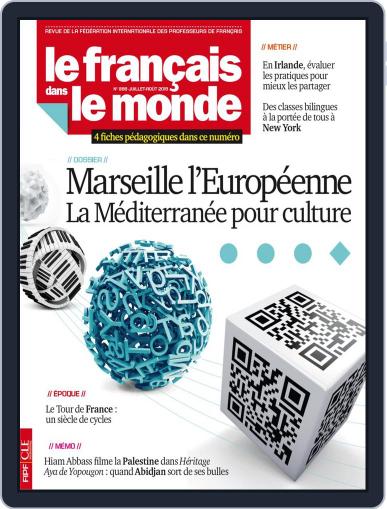 Le Français Dans Le Monde July 9th, 2013 Digital Back Issue Cover